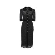 Pre-owned Cotton dresses Dolce & Gabbana Pre-owned , Black , Dames