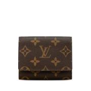 Pre-owned Canvas wallets Louis Vuitton Vintage , Brown , Dames