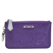 Pre-owned Leather wallets Fendi Vintage , Purple , Dames