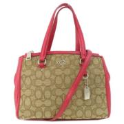 Pre-owned Canvas handbags Coach Pre-owned , Multicolor , Dames