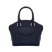 Boterzachte Mini Karla Leren Tas Kiton , Blue , Dames