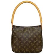 Pre-owned Canvas handbags Louis Vuitton Vintage , Brown , Dames