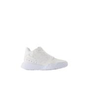 Pre-owned Leather sneakers Alexander McQueen Pre-owned , White , Dames