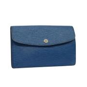 Pre-owned Leather louis-vuitton-bags Louis Vuitton Vintage , Blue , Da...