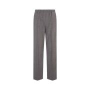 Grijze Wol Joggingbroek Fabiana Filippi , Gray , Dames