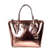 Primrose Metallic XS Top Zip Tote Michael Kors , Pink , Dames