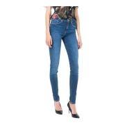 Blauwe Venus Elegante Jeggings Tommy Hilfiger , Blue , Dames