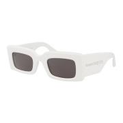 Stijlvolle zonnebril Am0433S Alexander McQueen , White , Dames