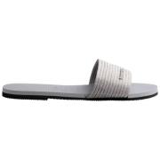 Comfortabele Slippers voor de Zomer Havaianas , Gray , Dames