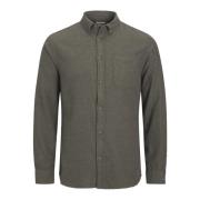 Klassiek Overhemd Lange Mouw Jack & Jones , Green , Heren