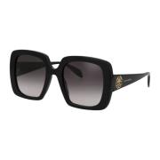 Stijlvolle zonnebril Am0378S Alexander McQueen , Black , Dames