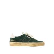 Groene Leren Sneakers - Soul Star Golden Goose , Green , Dames