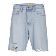 Vintage Button-Up Bermuda Shorts Jack & Jones , Blue , Heren