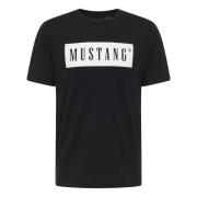 Austin Korte Mouw Shirt Mustang , Black , Heren