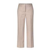 Gestreepte wijde broek Raffaello Rossi , Brown , Dames