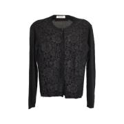 Pre-owned Wool tops Valentino Vintage , Black , Dames