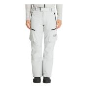 Mid Waist Ski Broek Logo Emporio Armani EA7 , Gray , Heren