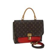 Pre-owned Canvas louis-vuitton-bags Louis Vuitton Vintage , Brown , Da...