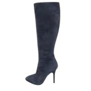 Pre-owned Suede boots Dior Vintage , Blue , Dames