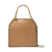 Pecan Brown Falabella Mini Tote Bag Stella McCartney , Brown , Dames