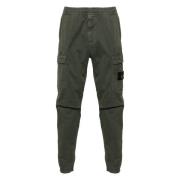 Groene Broek met Zakken en Koord Stone Island , Green , Heren