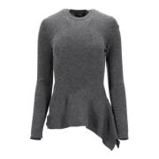 Pre-owned Wool tops Salvatore Ferragamo Pre-owned , Gray , Dames