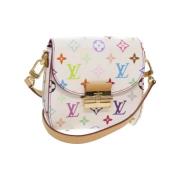 Pre-owned Canvas louis-vuitton-bags Louis Vuitton Vintage , White , Da...