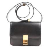 Pre-owned Leather celine-bags Celine Vintage , Black , Dames