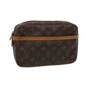 Pre-owned Canvas louis-vuitton-bags Louis Vuitton Vintage , Brown , Da...