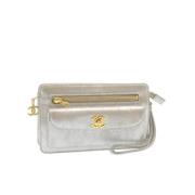 Pre-owned Leather chanel-bags Chanel Vintage , Gray , Dames