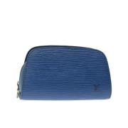 Pre-owned Leather louis-vuitton-bags Louis Vuitton Vintage , Blue , Da...