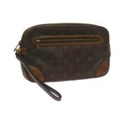 Pre-owned Canvas louis-vuitton-bags Louis Vuitton Vintage , Brown , Da...