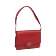 Pre-owned Leather louis-vuitton-bags Louis Vuitton Vintage , Red , Dam...