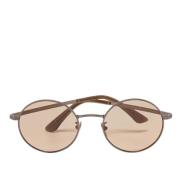 Pre-owned Metal sunglasses Armani Pre-owned , Brown , Heren