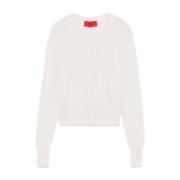 Off-White Cashmere Gebreide Trui Wild Cashmere , White , Dames