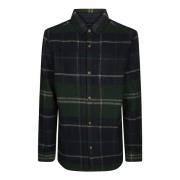 Geruite Overshirt voor Mannen Barbour , Green , Heren