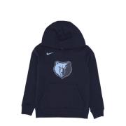 Memphis Grizzlies Logo Hoodie Sweatshirt Nike , Blue , Heren