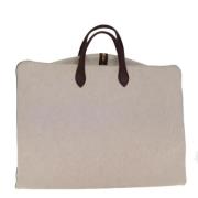 Pre-owned Canvas travel-bags Hermès Vintage , Beige , Dames