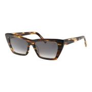 Mica Zonnebril - Trendy Brillenstijl Saint Laurent , Brown , Dames