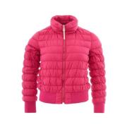 Fuchsia Elegance Polyamide Jas Woolrich , Pink , Dames