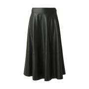 Wijdvallende Rok Liu Jo , Black , Dames