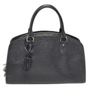 Pre-owned Leather louis-vuitton-bags Louis Vuitton Vintage , Black , D...