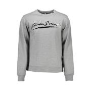 Sportief Grijs Logosweatshirt Plein Sport , Gray , Heren