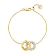 Carrara Gouden Armband met Zirkonia Sif Jakobs Jewellery , Yellow , Da...