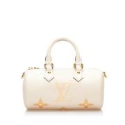 Pre-owned Leather louis-vuitton-bags Louis Vuitton Vintage , Beige , D...