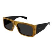 Zwart Havana Zonnebril SL 635 Acetate Saint Laurent , Brown , Unisex