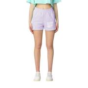 Chique Paarse Katoenen Shorts - Zomer Essential Pharmacy Industry , Pu...