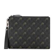 Pre-owned Fabric clutches Gucci Vintage , Black , Dames