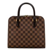 Pre-owned Canvas handbags Louis Vuitton Vintage , Brown , Dames