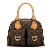 Pre-owned Canvas handbags Louis Vuitton Vintage , Brown , Dames